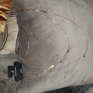 NWT Ashley Stewart Black Body Chain.